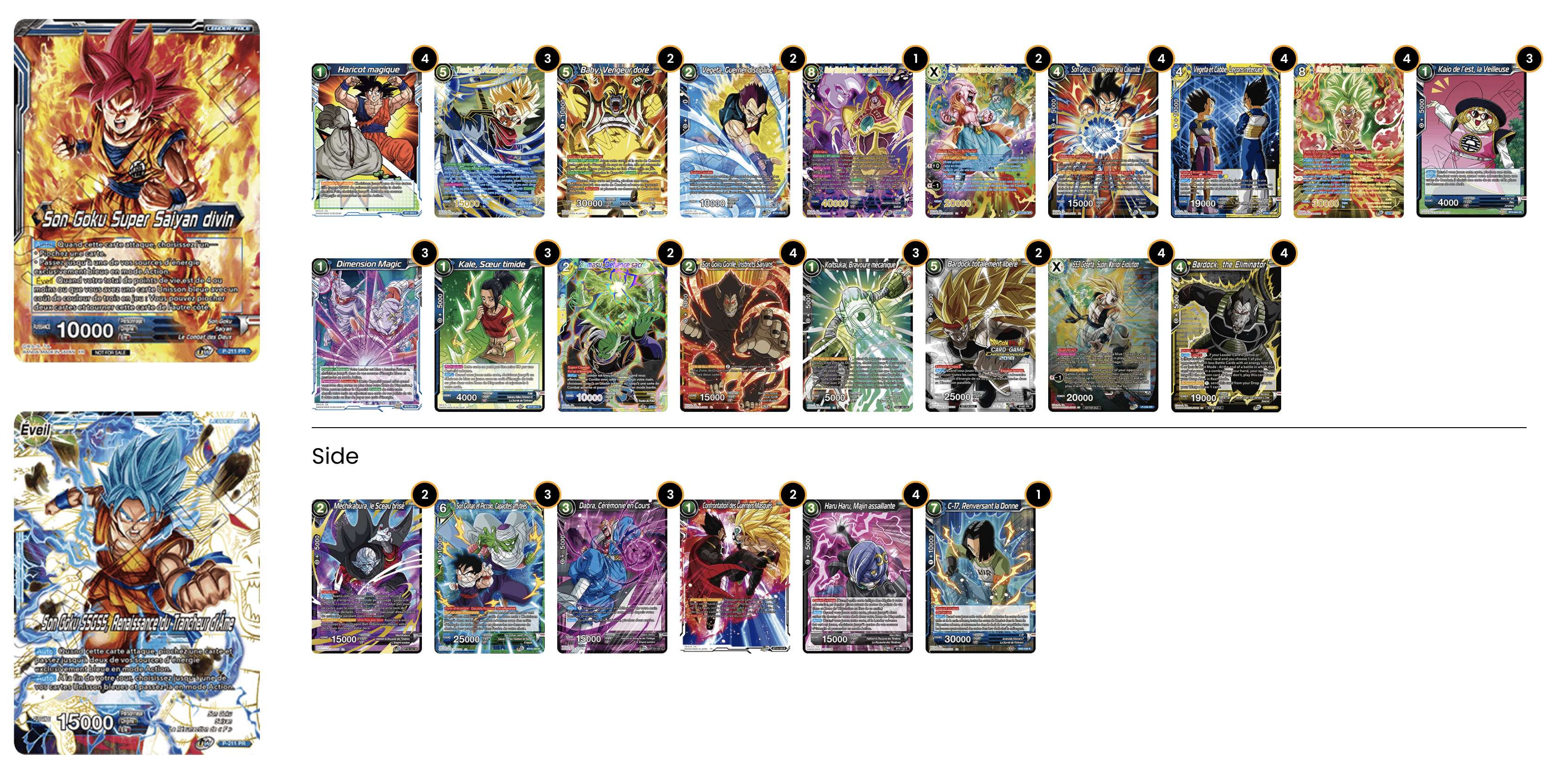 Decklist de Justin Trainel