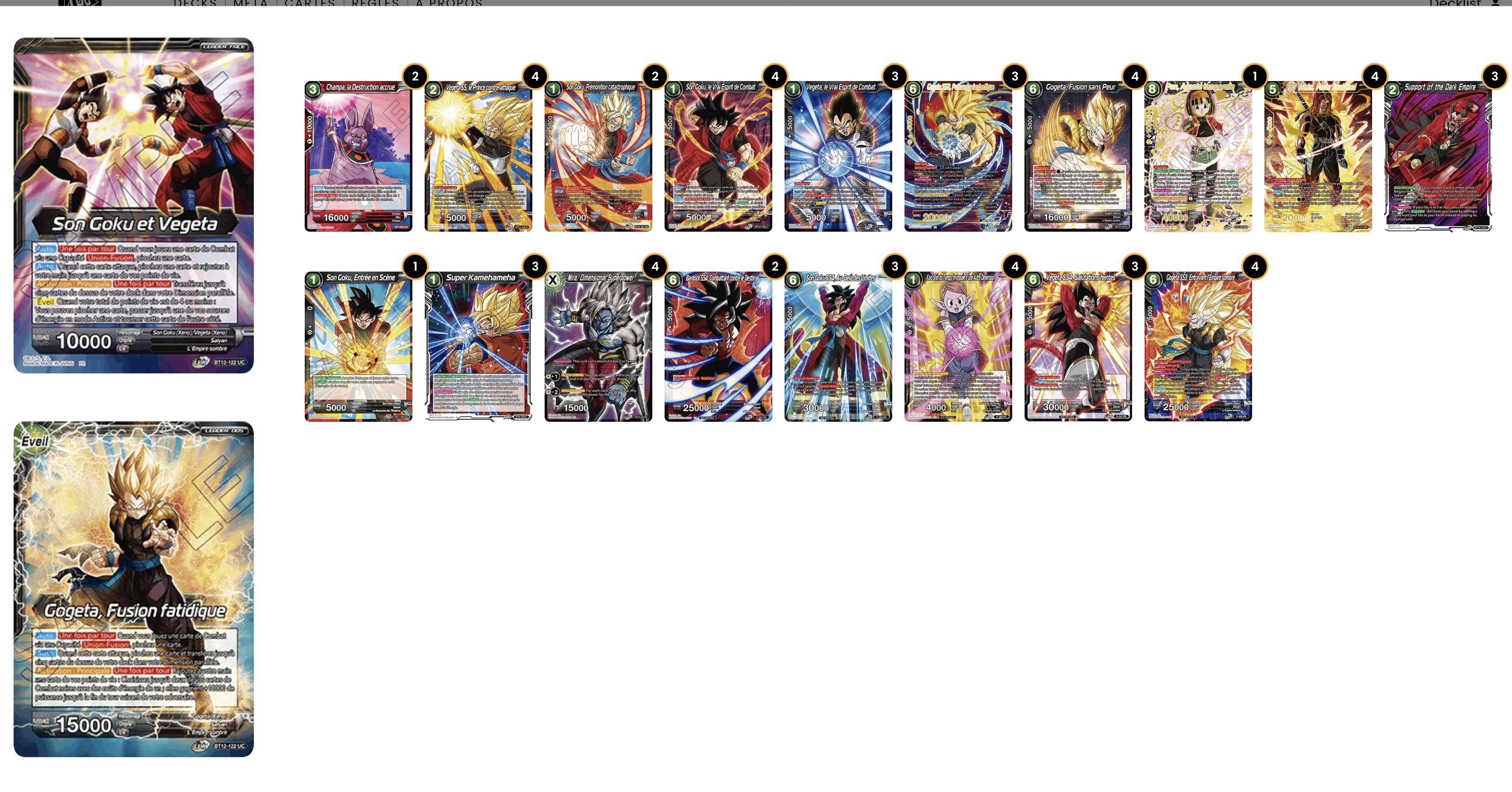 Decklist de Eichwald