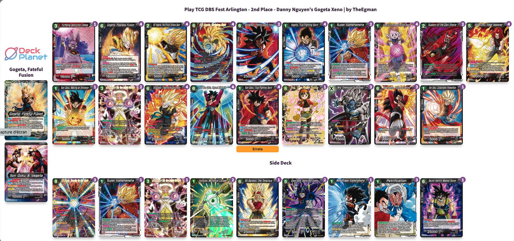 Decklist de Danny Nguyen