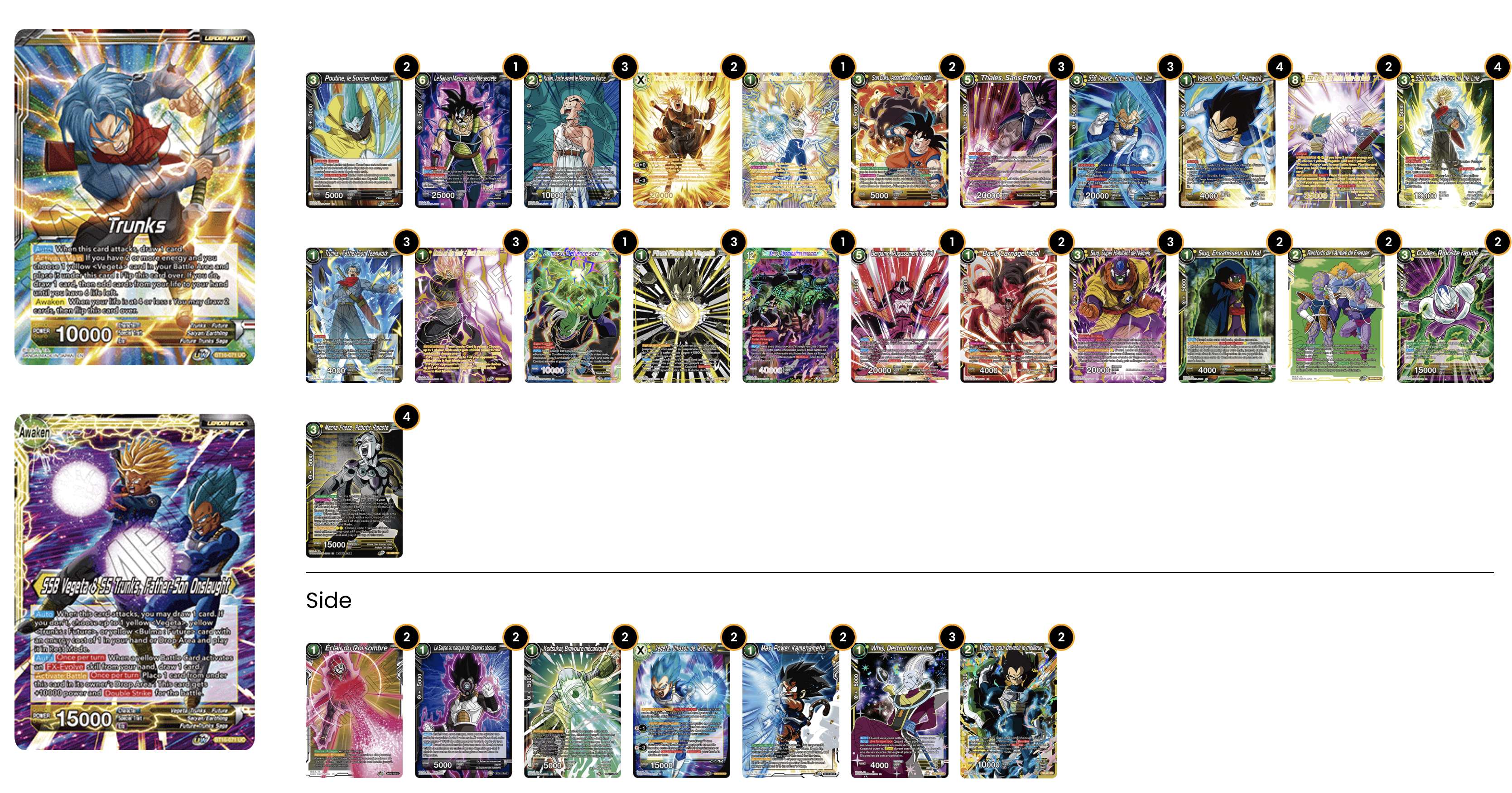 Decklist de Faysal Mensur