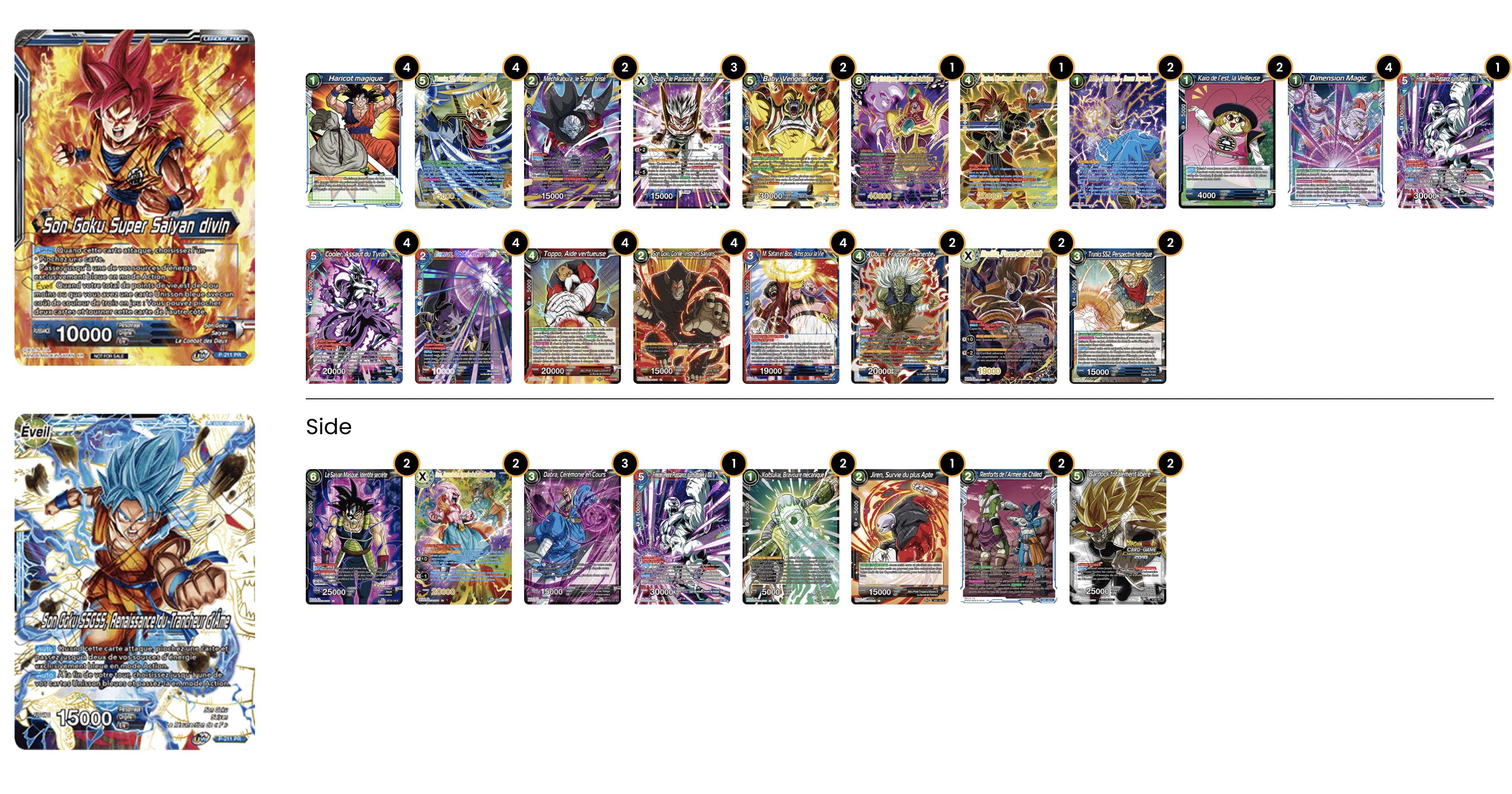 Decklist de Jean Malleval