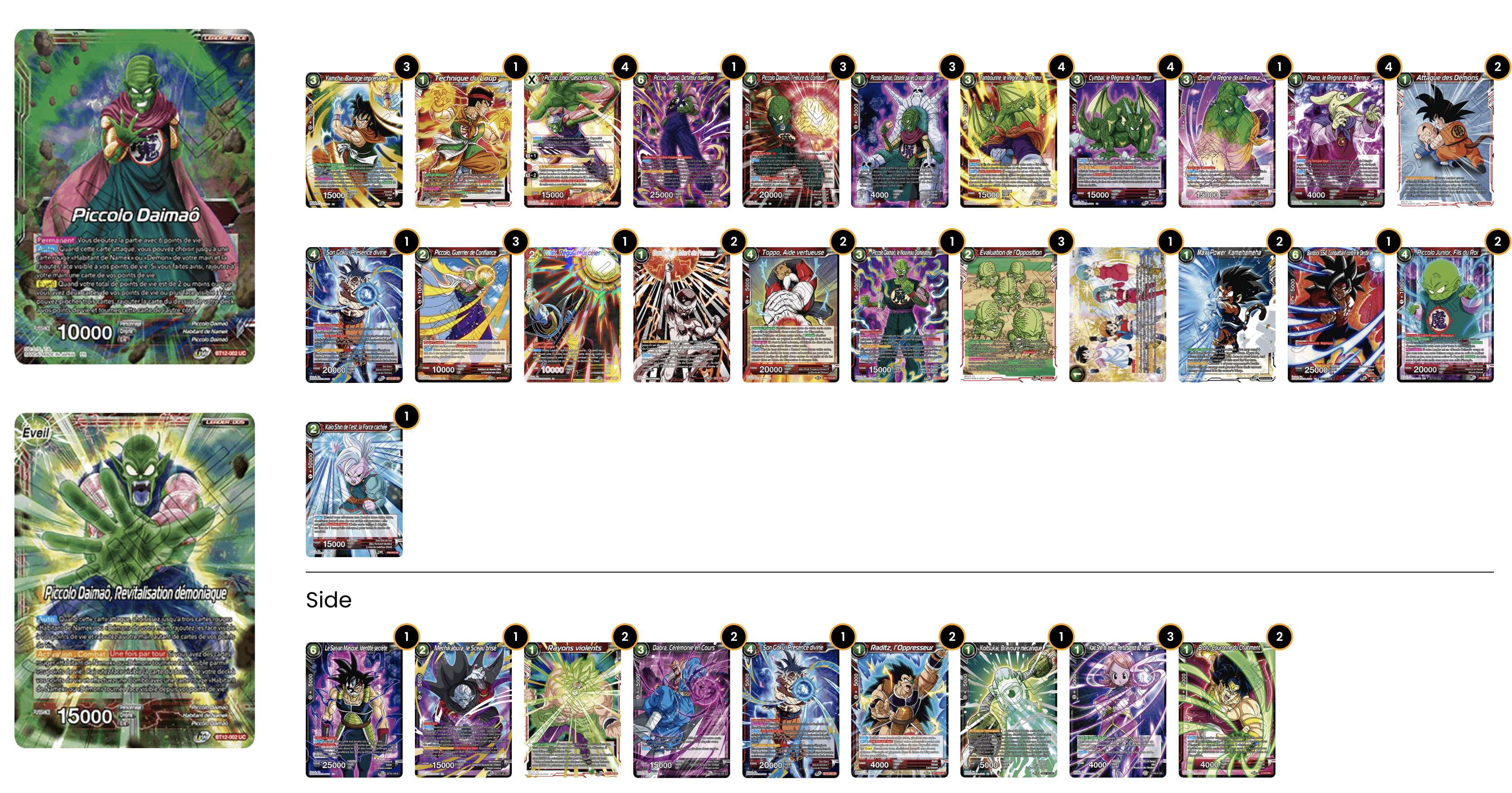 Decklist de Alexandre Le Lievre