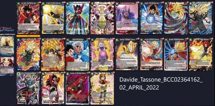 Decklist de Davide Tassone
