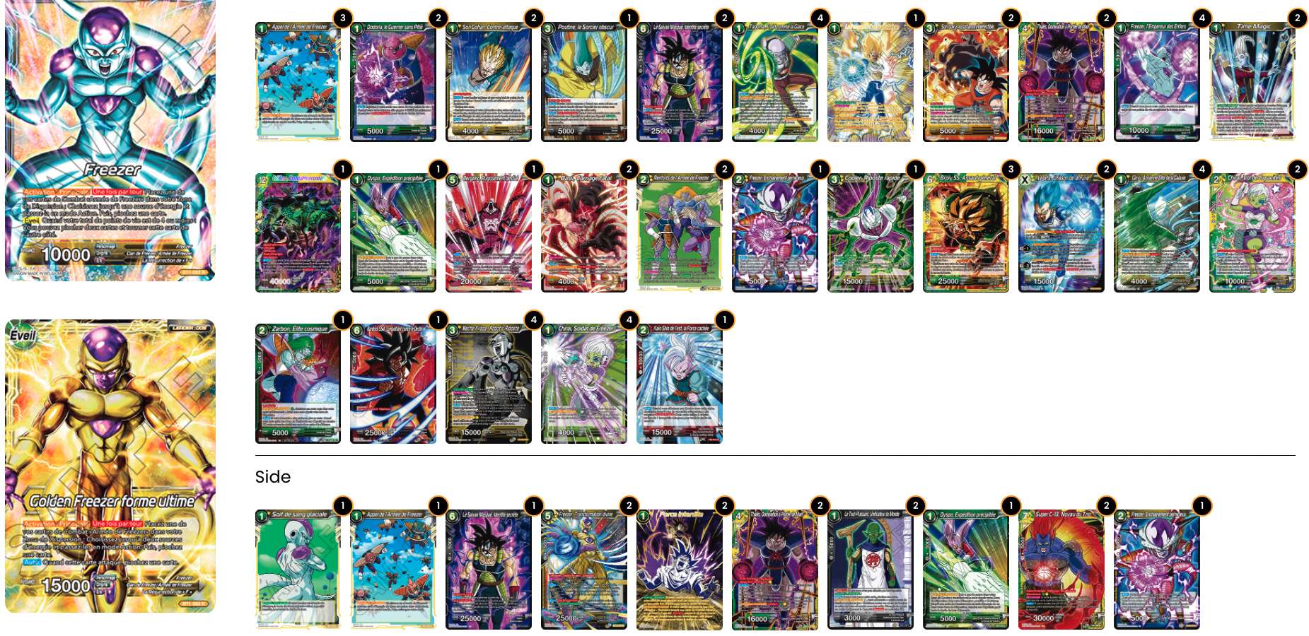 Decklist de Guillaume Bouin