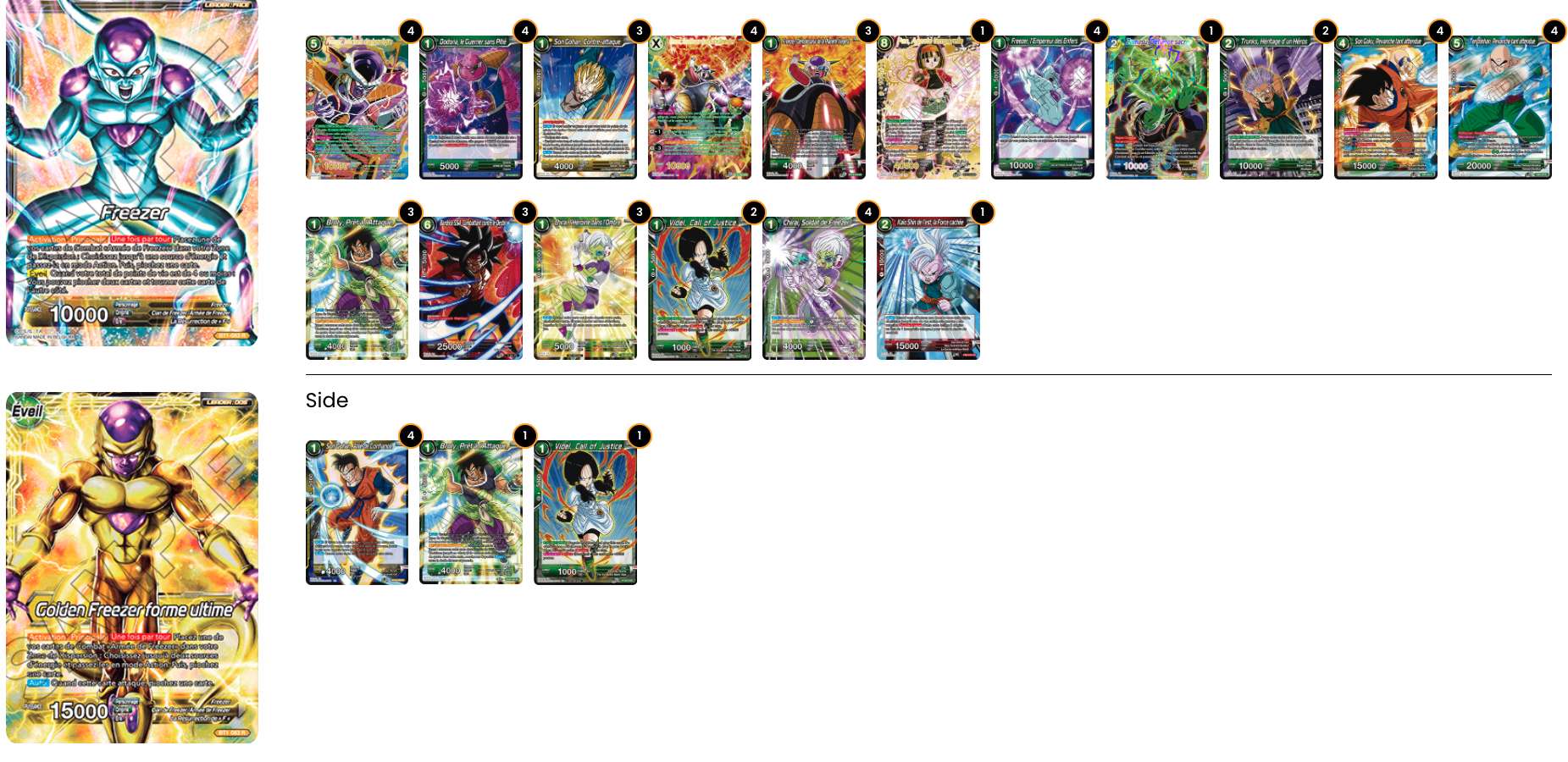 Decklist de Rémi Huerta