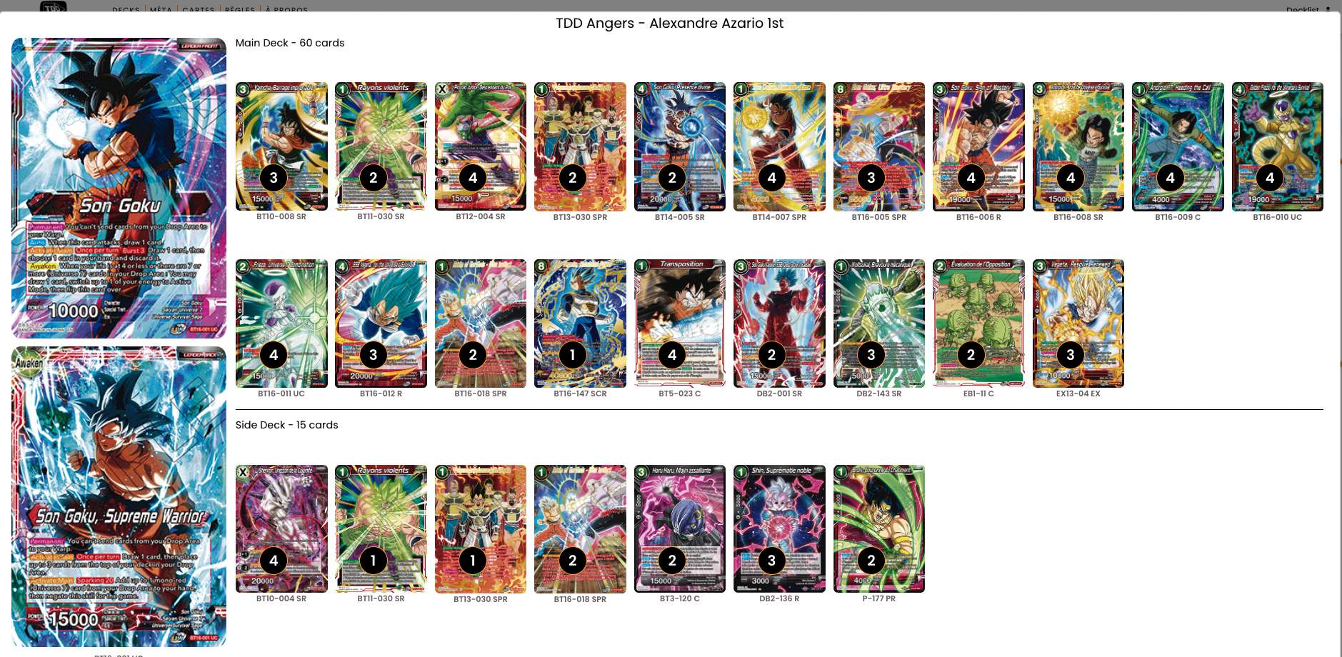 Decklist image · Alexandre Azario