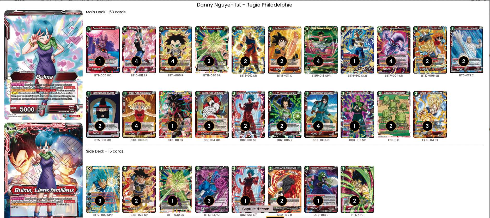 Decklist de Danny Nguyen