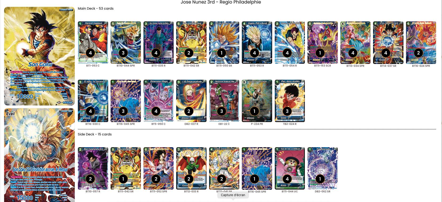 Decklist de Jose Nunez