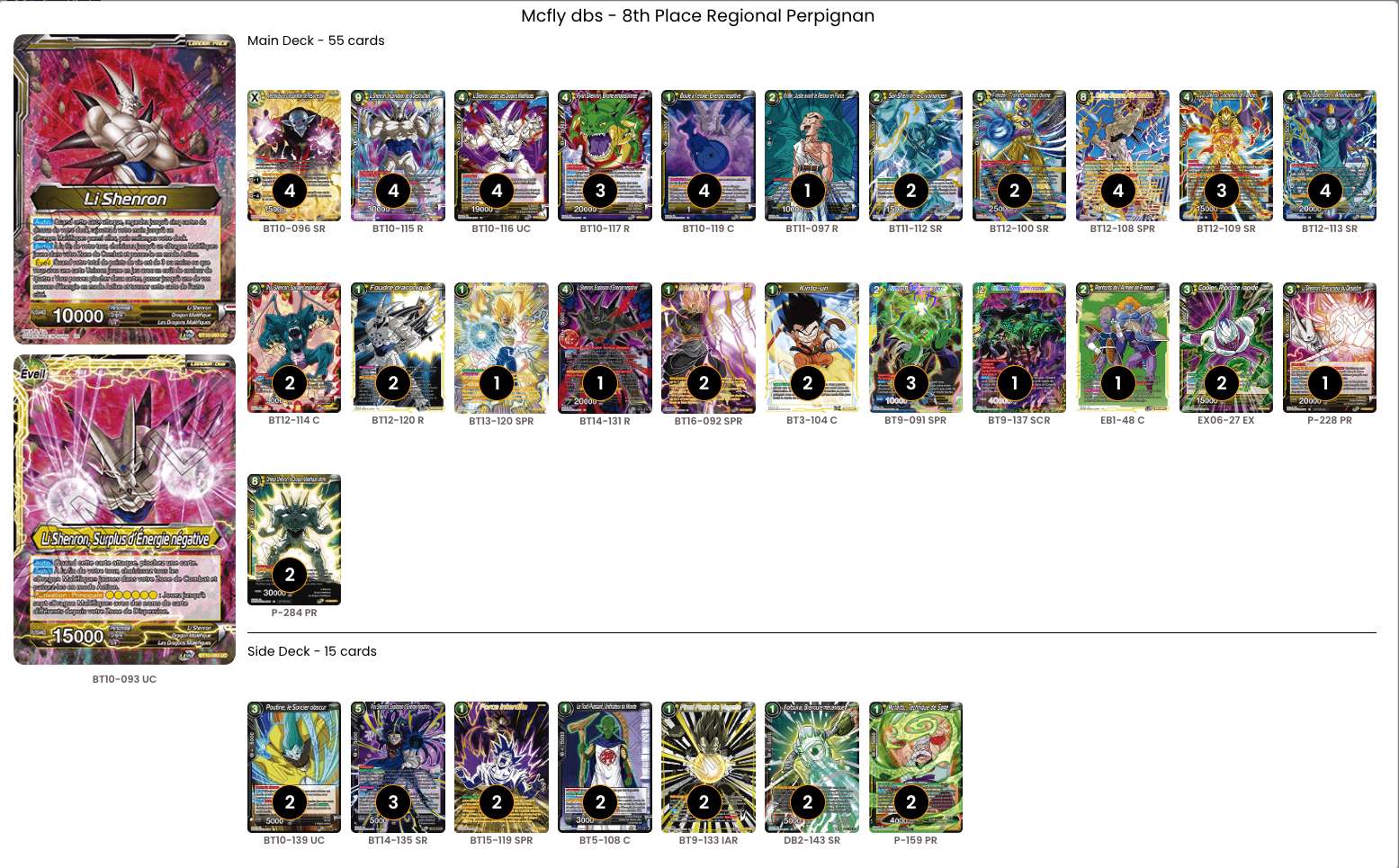 Decklist de Mickael Malleval