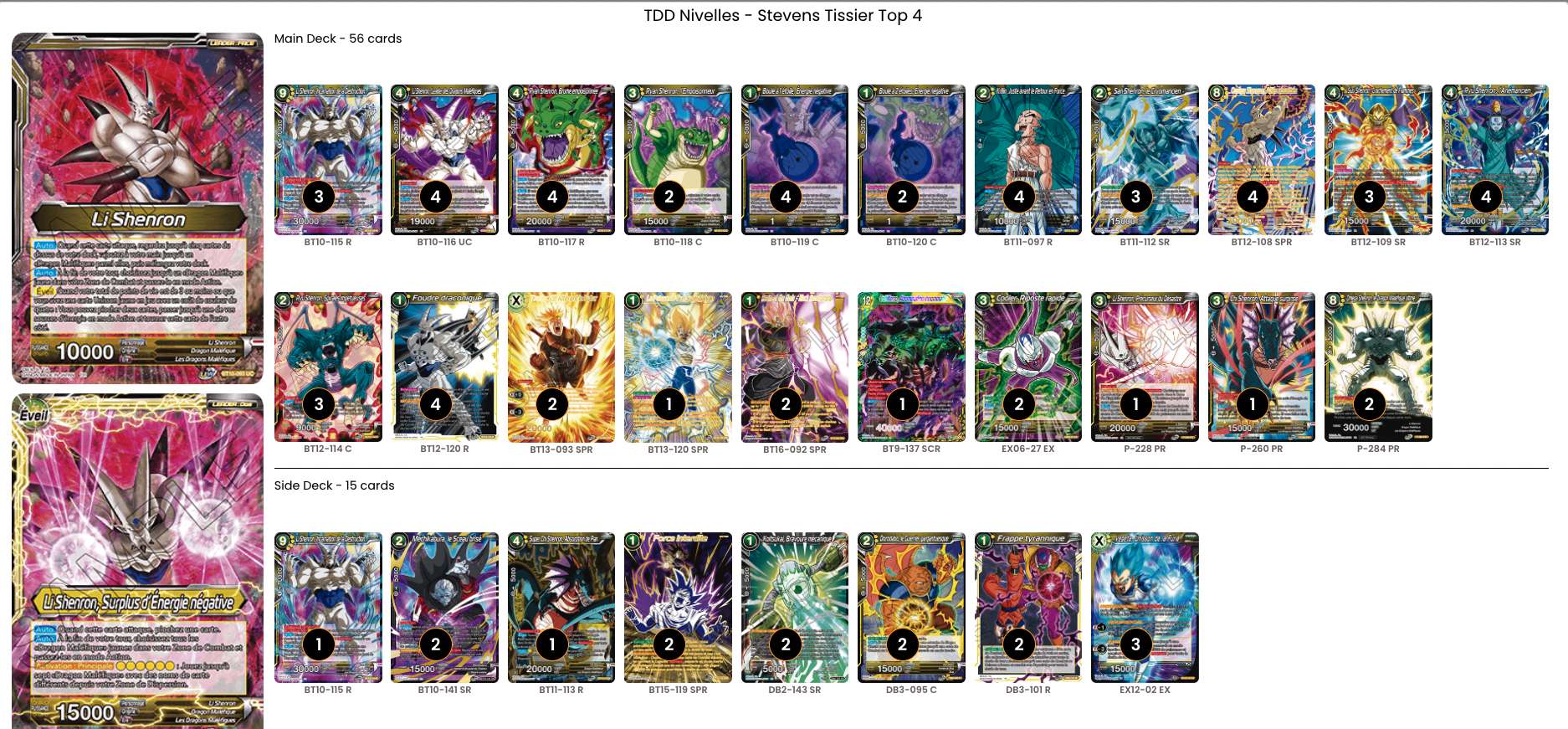 Decklist image · Stevens Tissier