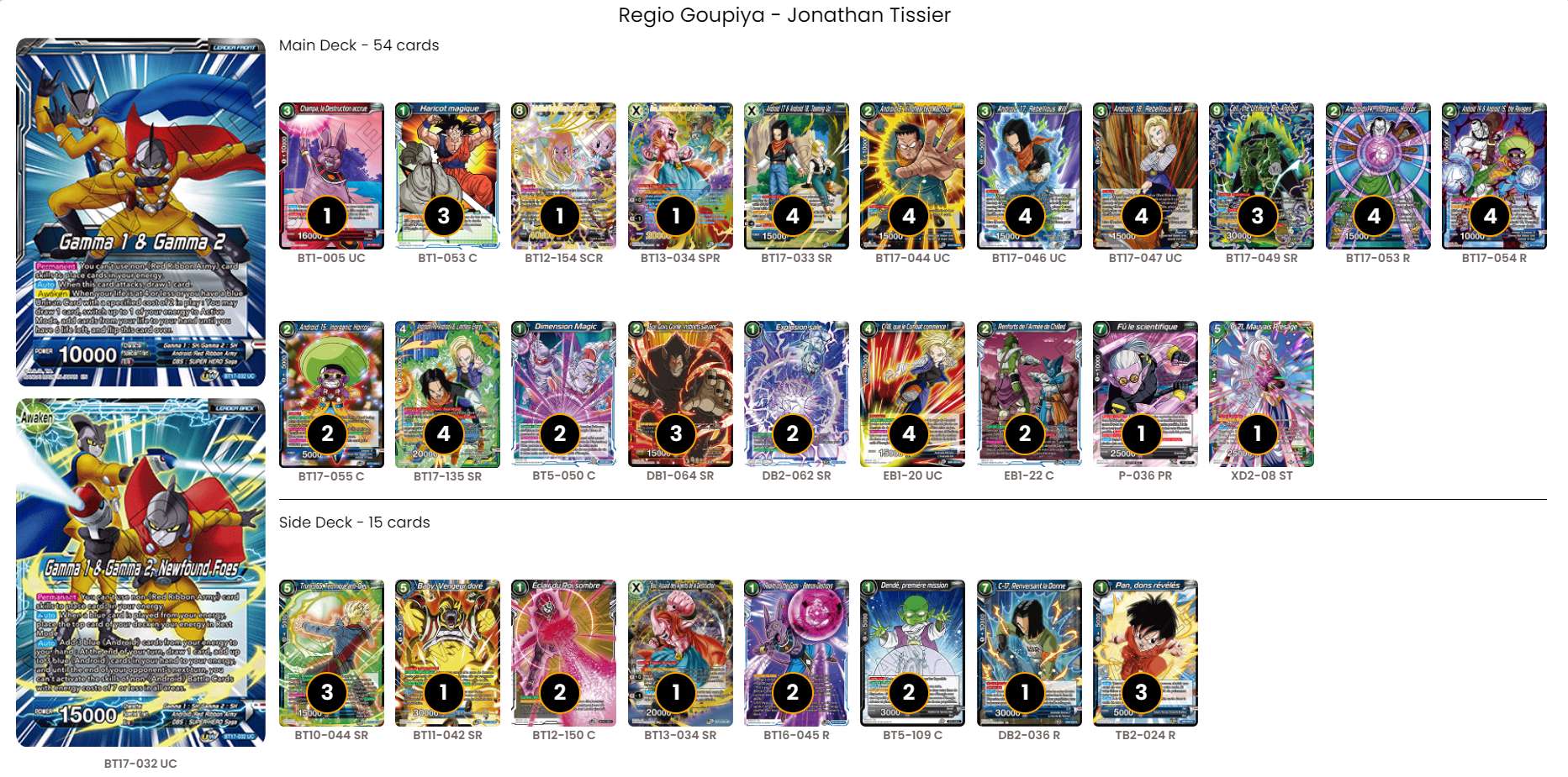 Decklist image · Jonathan Tissier