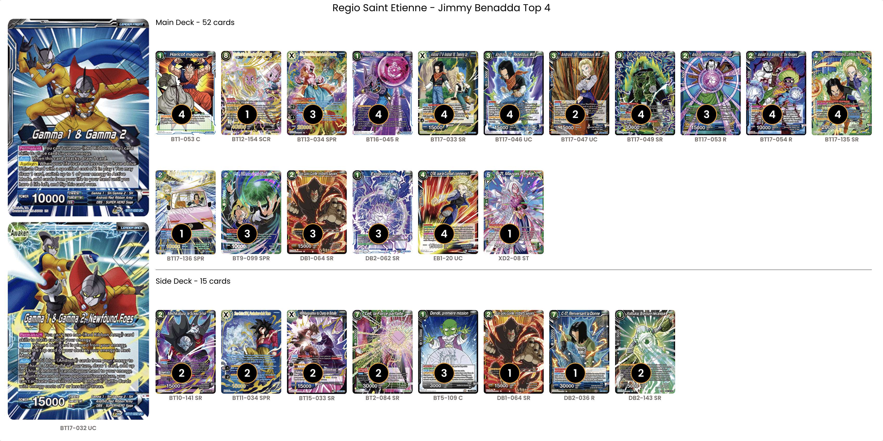 Decklist image · Jimmy Benadda