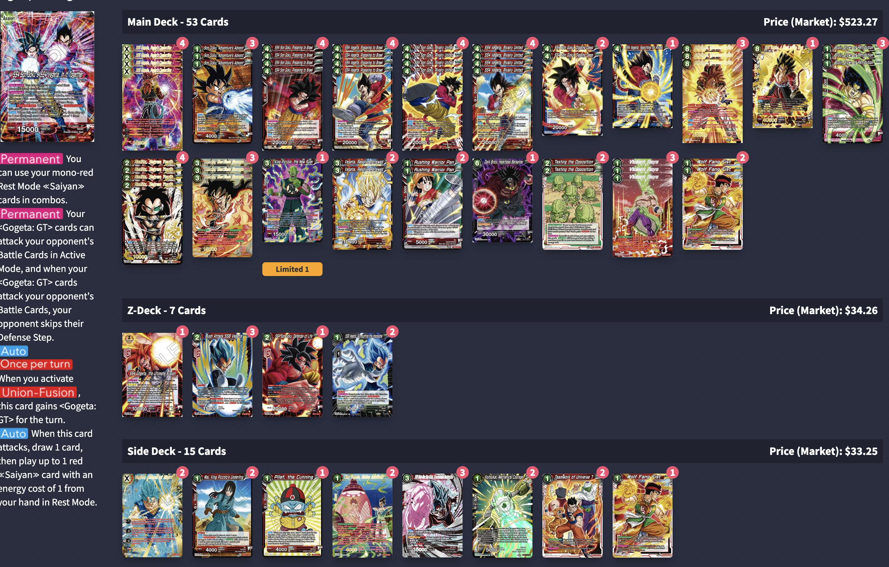 Decklist de Cameron Curran