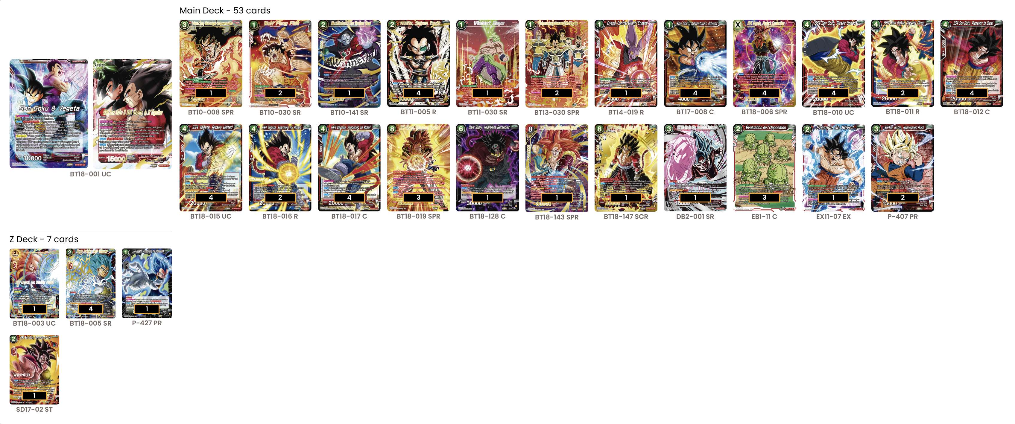 Decklist de Mychal Hawryszko