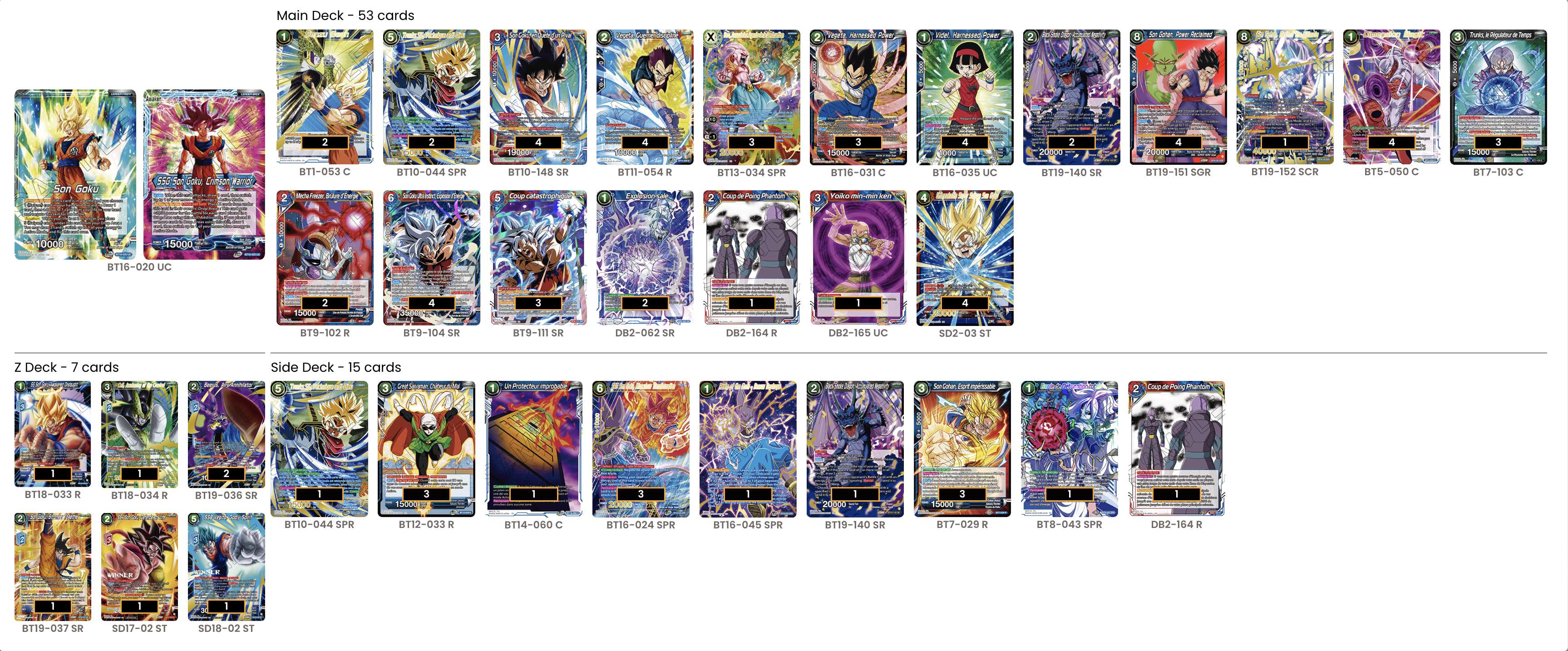 Decklist de Frisco (Muhammad) Fahs