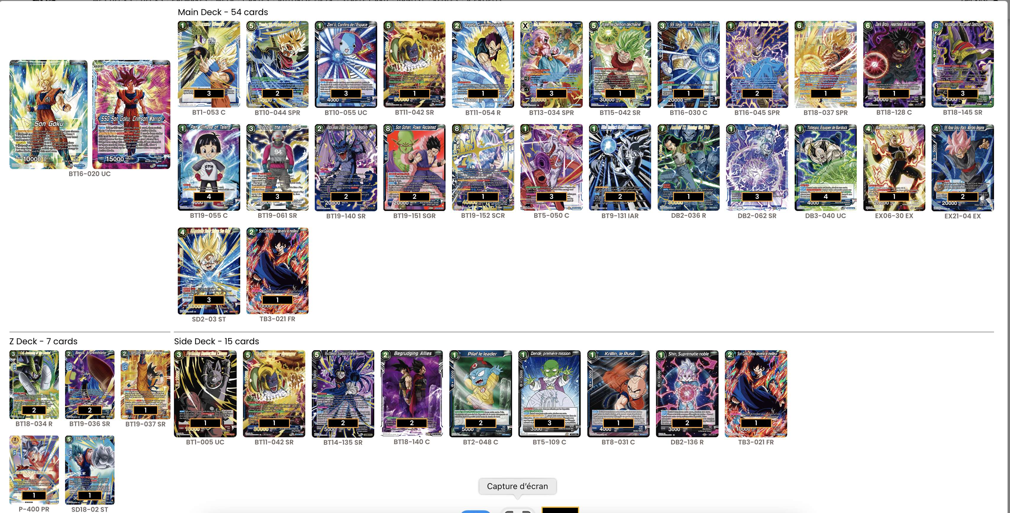 Decklist de Joshua Ruiz