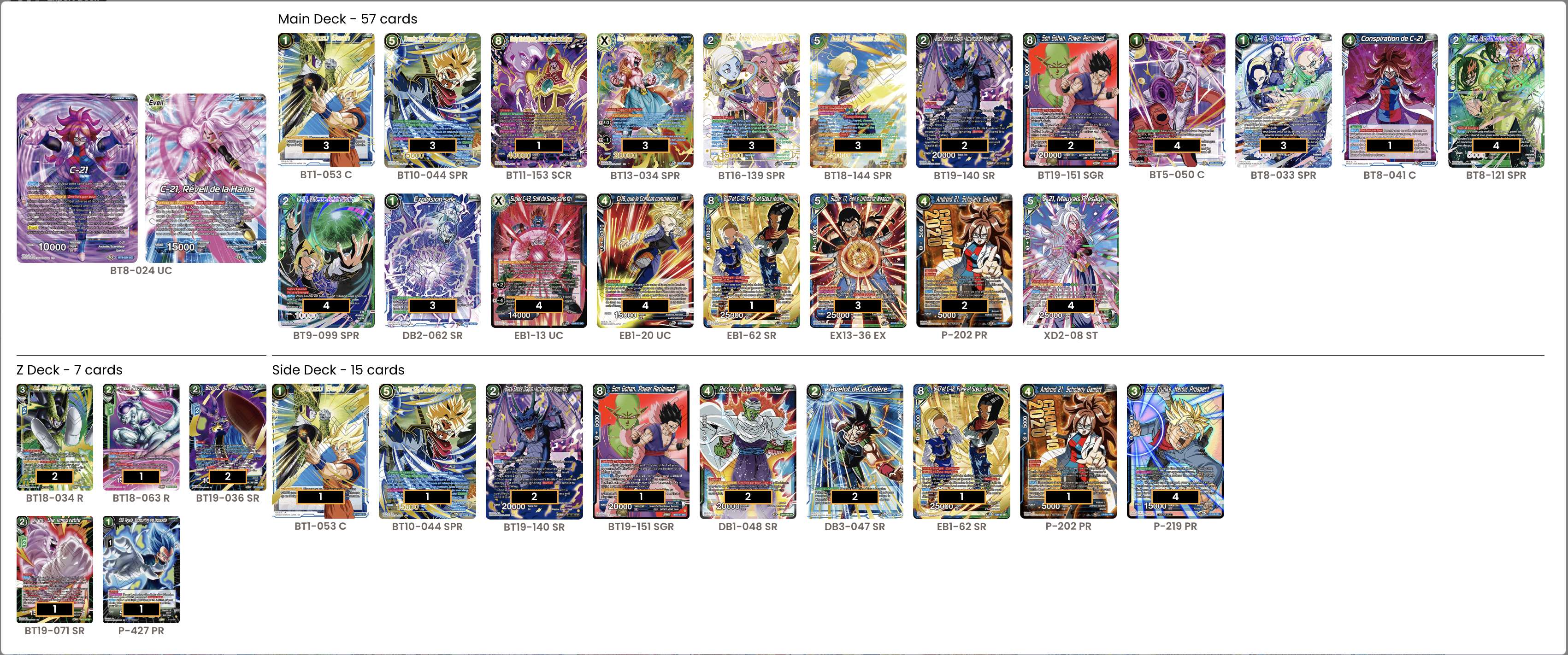 Decklist de Rohit Poosarla