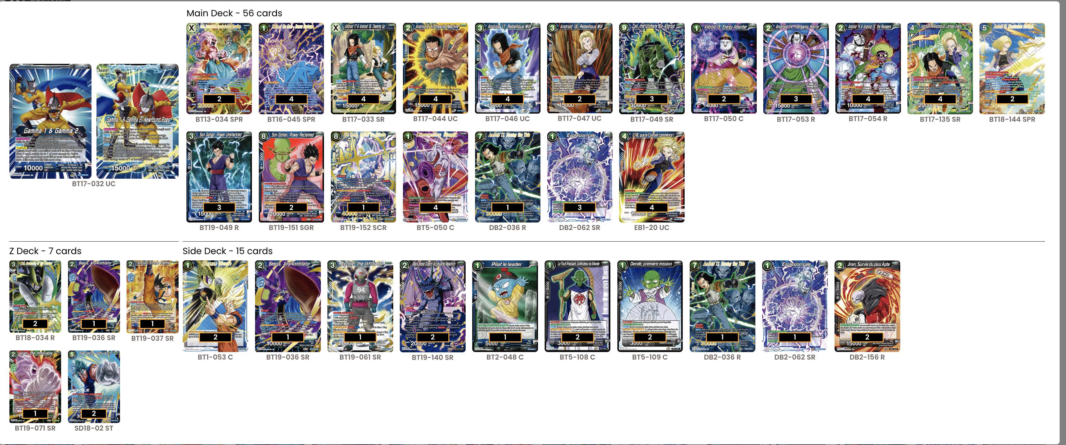 Decklist de Isaiah Herring