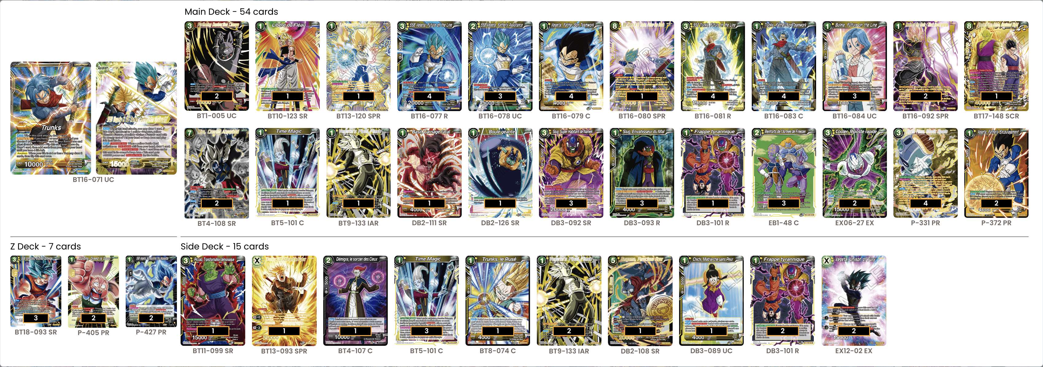 Decklist de Felipe Ruiz