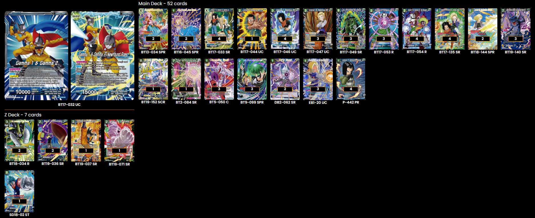 Decklist de Jose Carranco