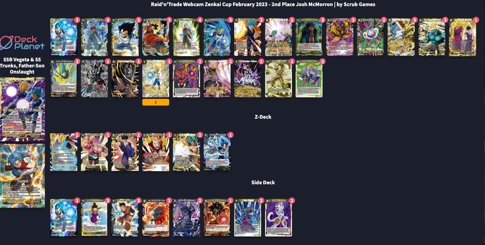 Decklist image · Josh McMorron