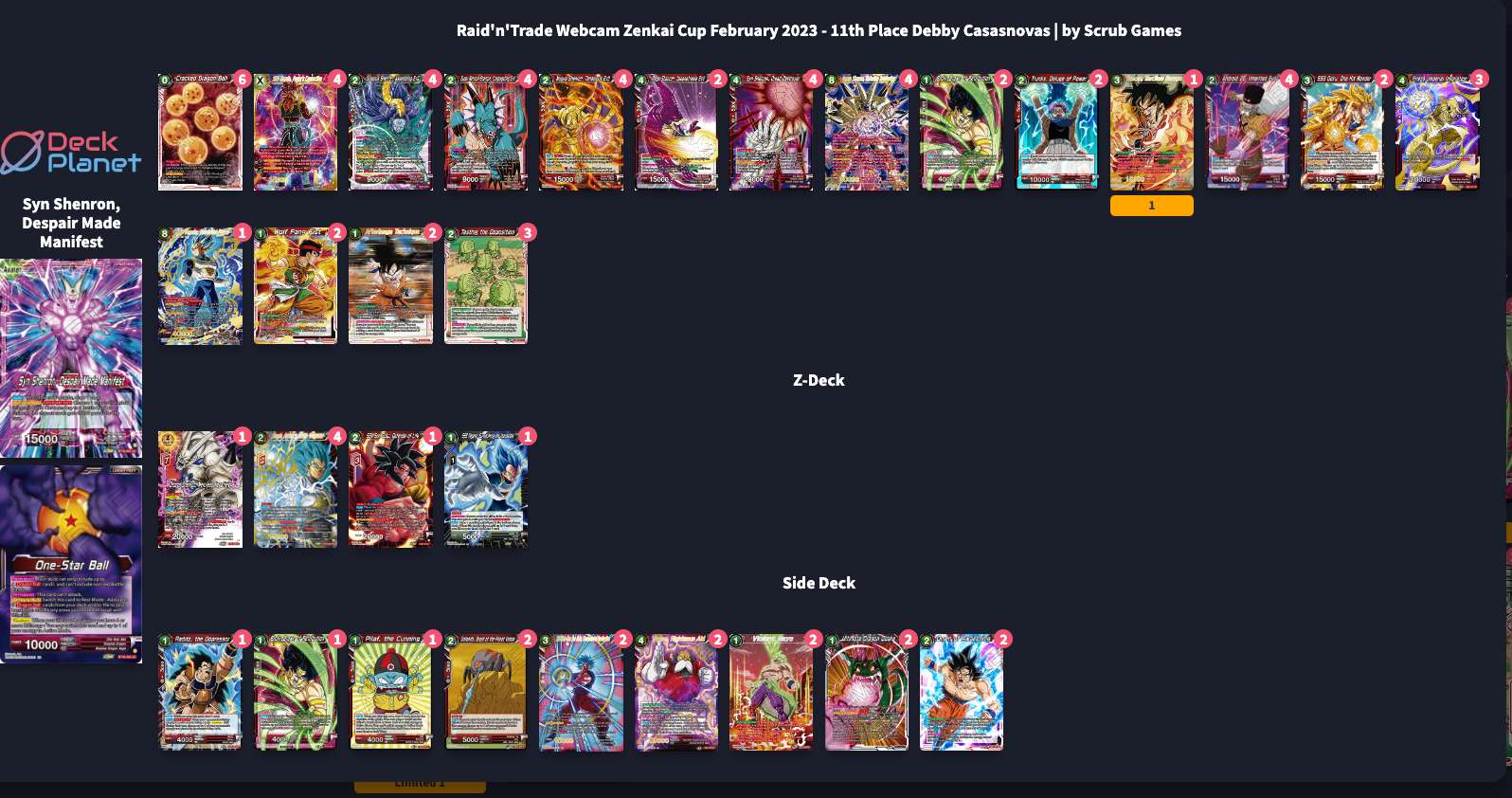 Decklist de Debby Casasnovas