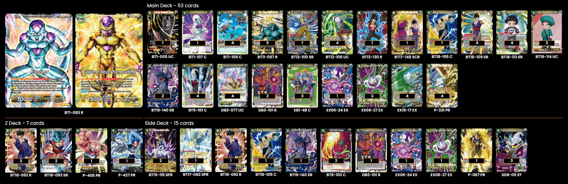 Decklist de Ismael Rotger