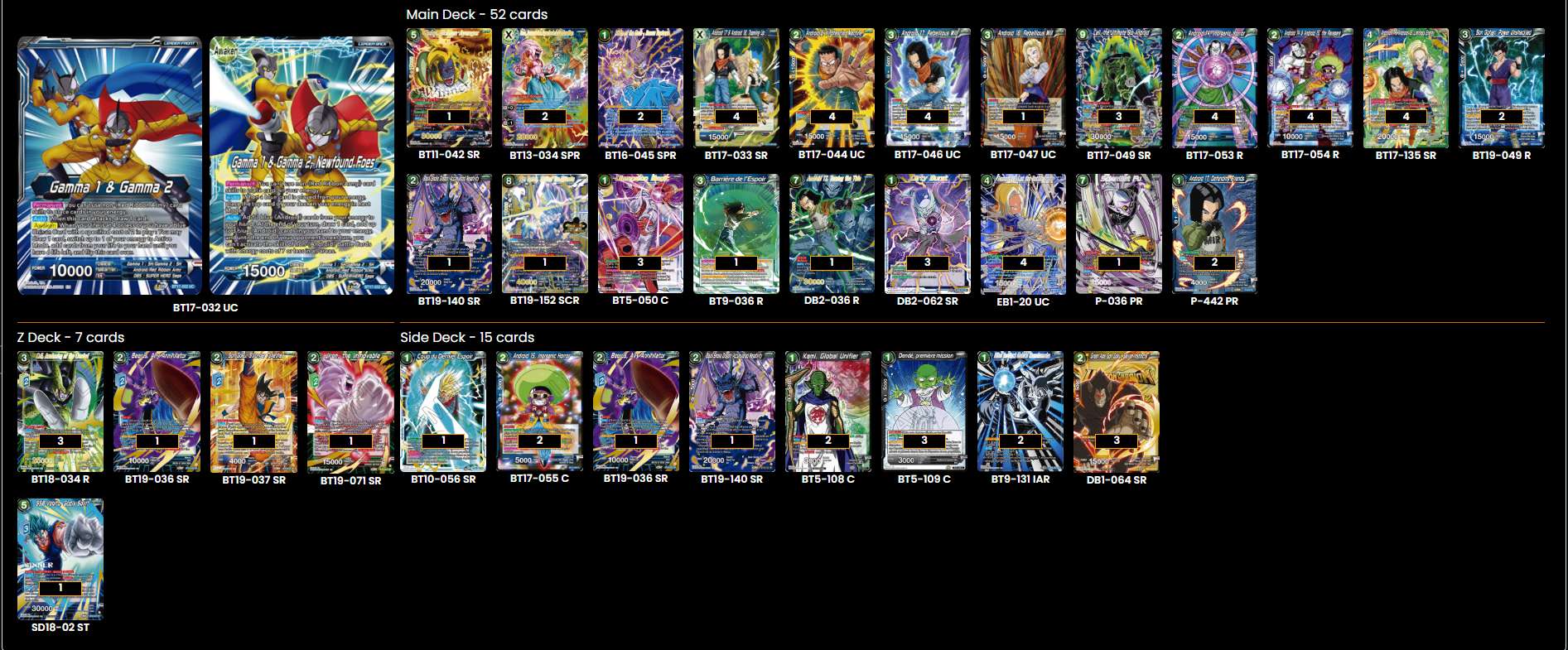 Decklist de Mehdi Ben Brahim