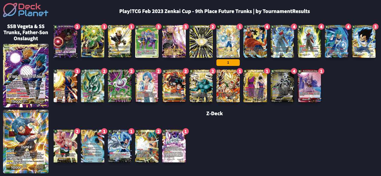 Decklist de Grady Hughes