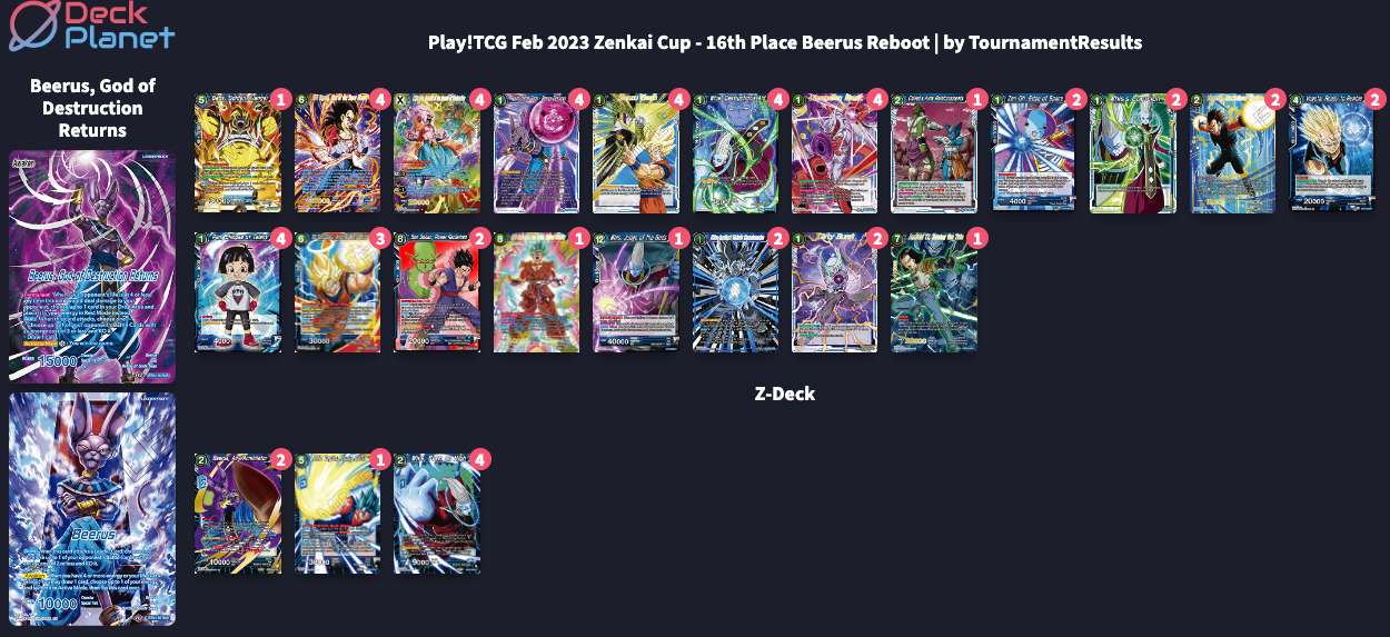 Decklist de Paul Dunham