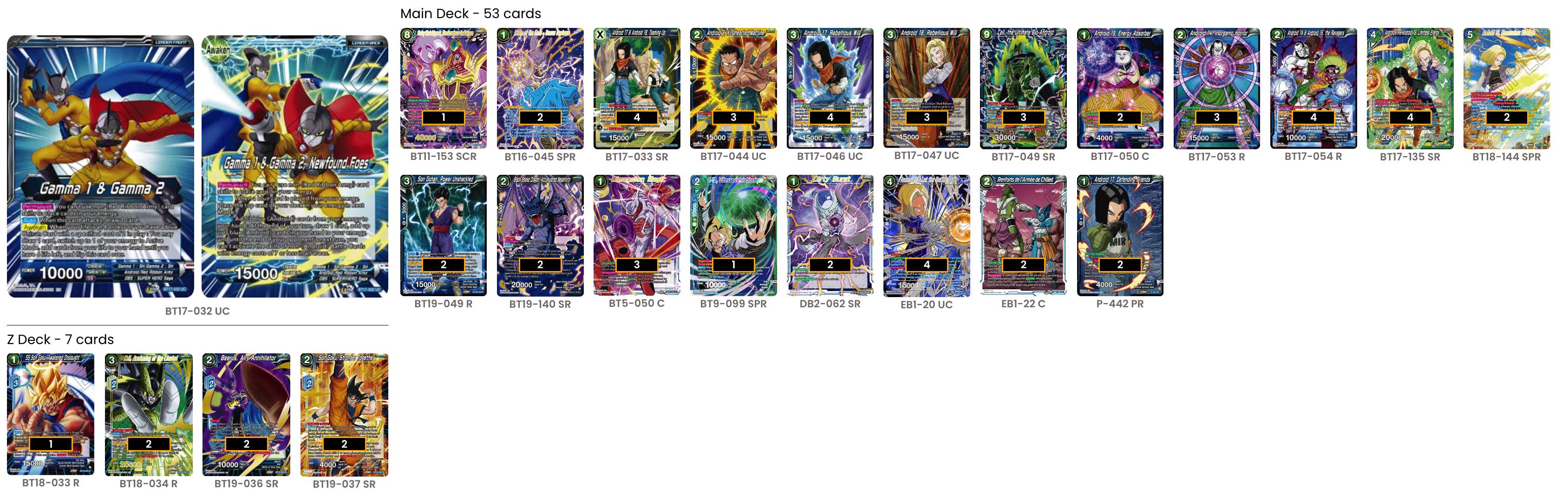 Decklist de MATIAS CORDARA