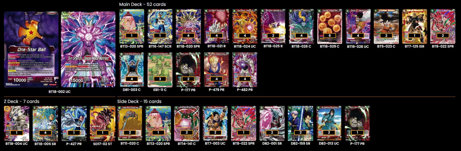 Decklist de Antonio Matamoros Gomez