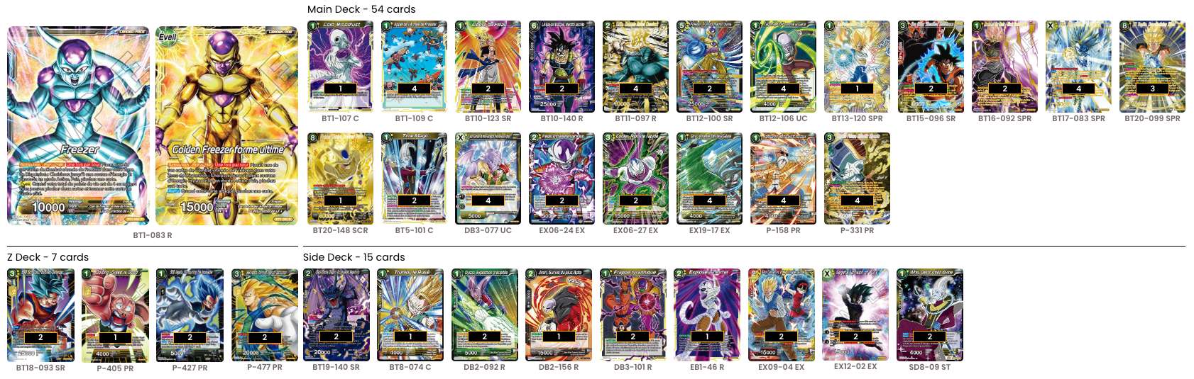 Decklist de John Argyros