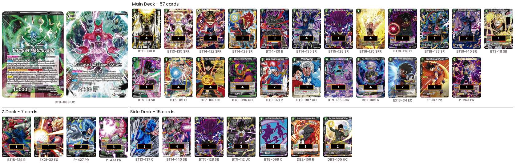 Decklist de Moamin Saaid