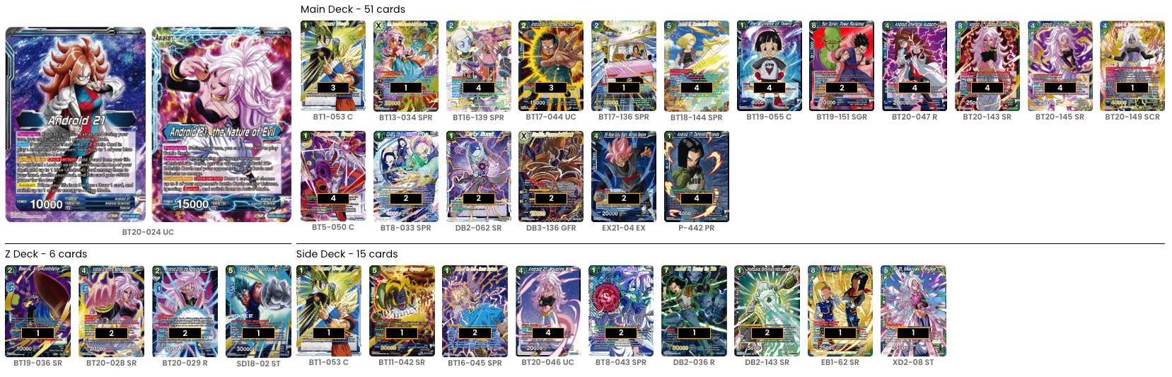 Decklist image · Grady Hughes