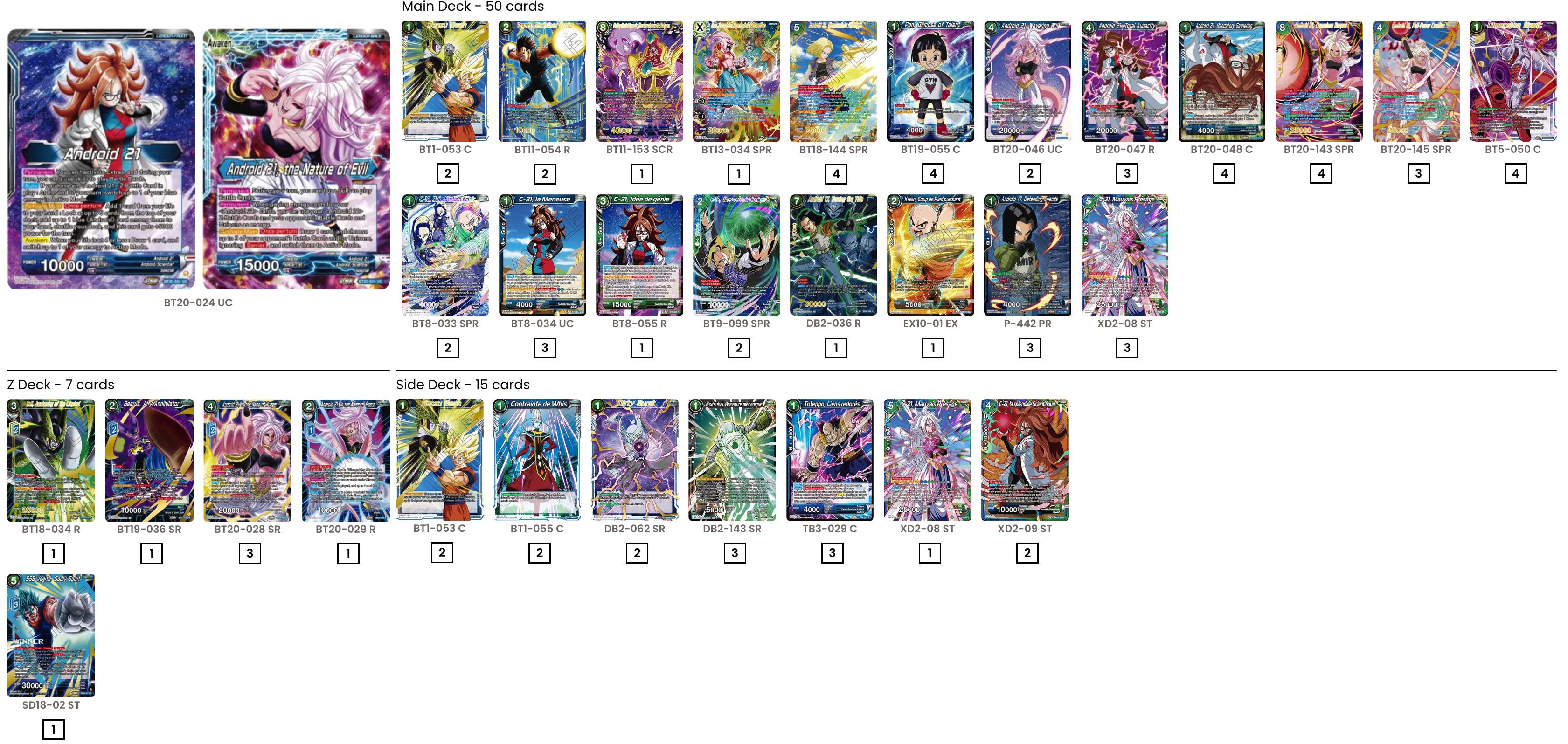 Decklist image · Jeoffrey Antraygues