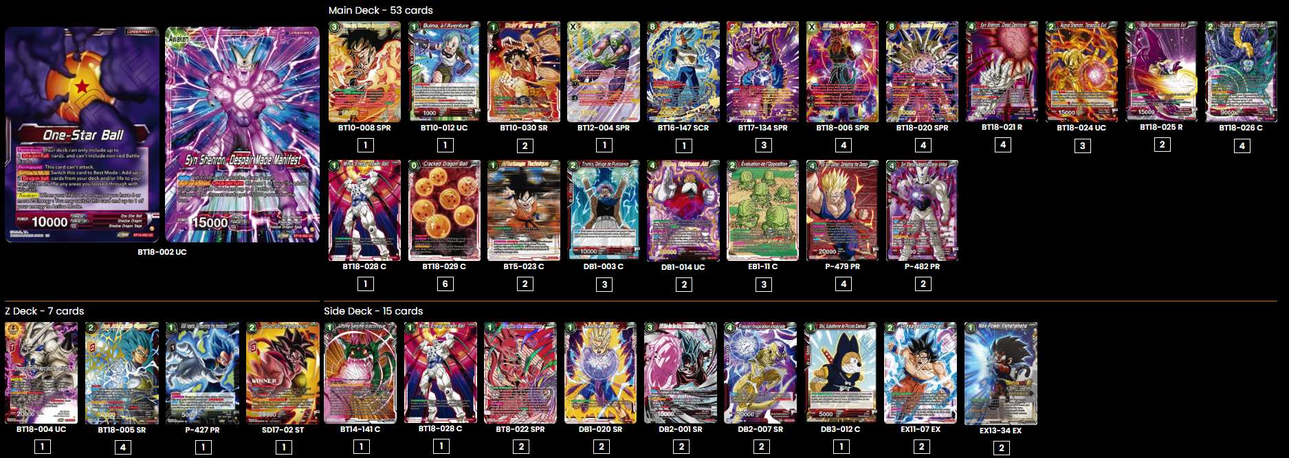 Decklist image · Dimitri CHalon