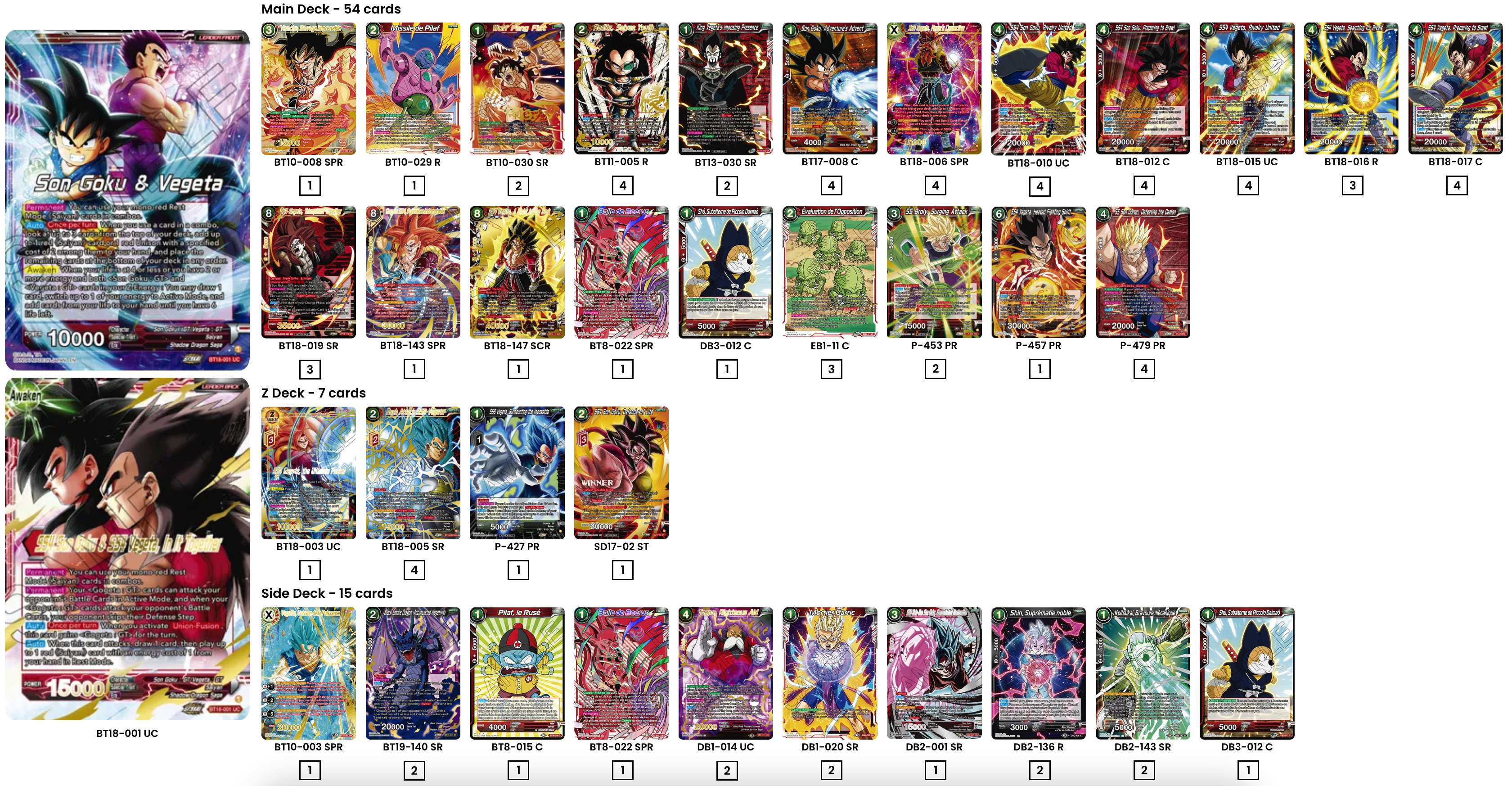 Decklist de Ivan Ostarcevic