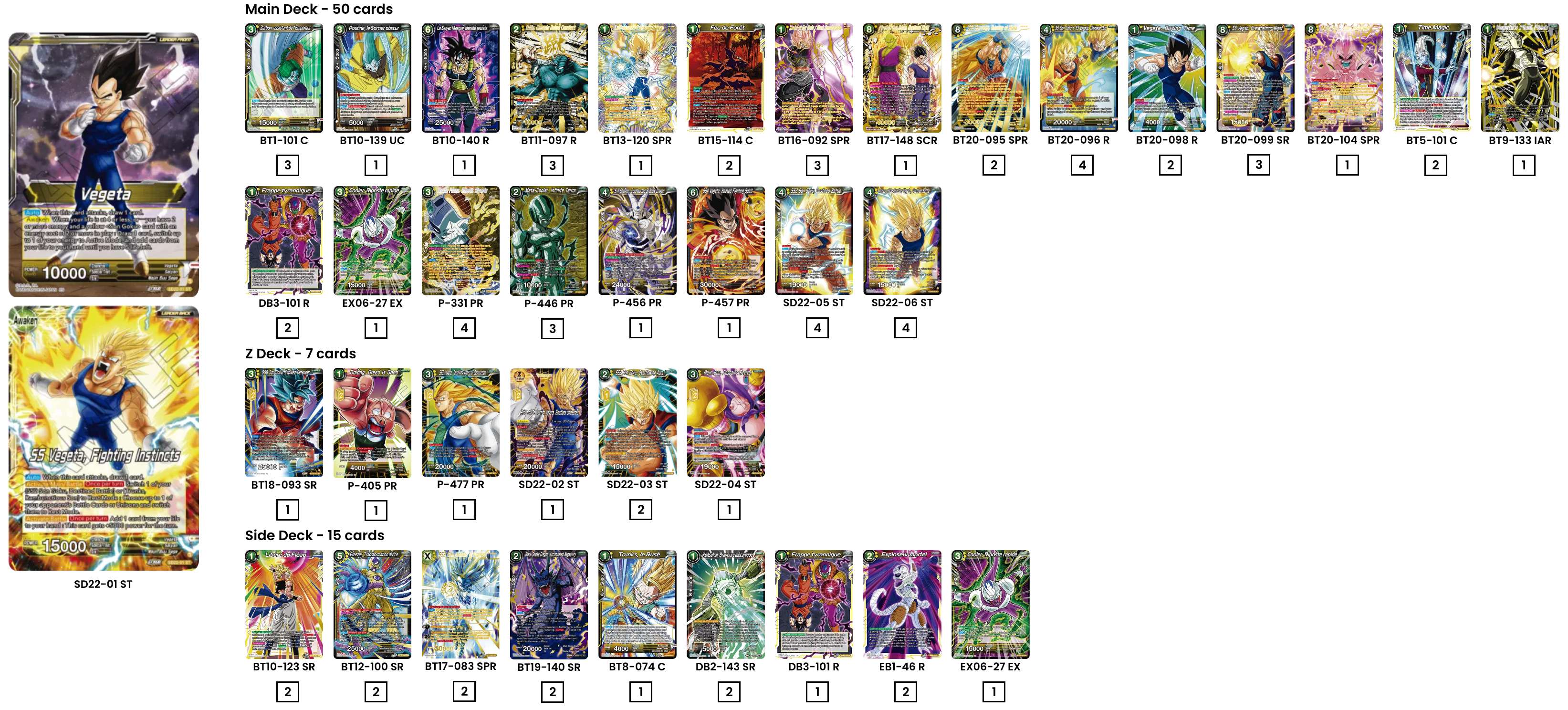 Decklist de Franklin Miller