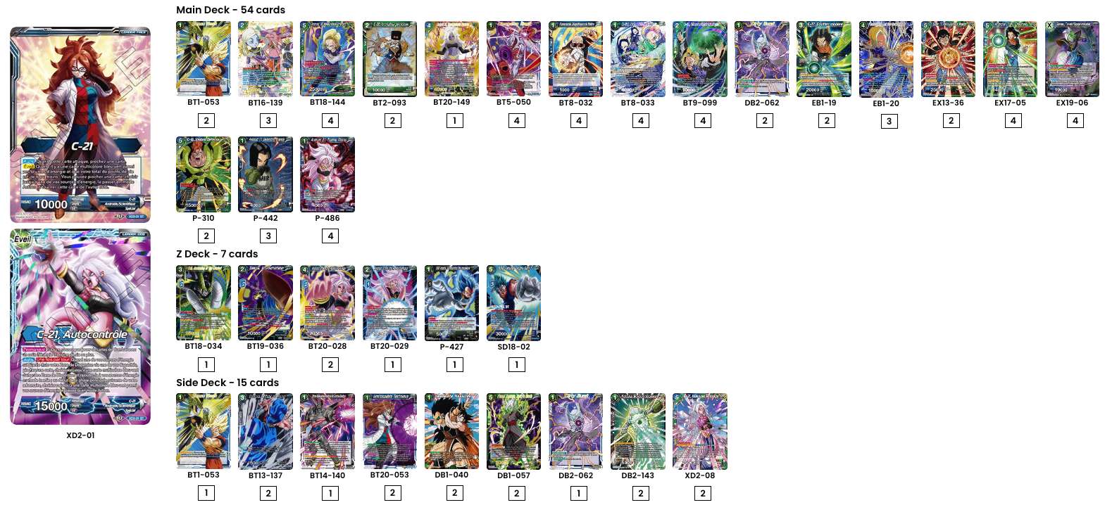Decklist de Jose Maria Labrador Sanchez