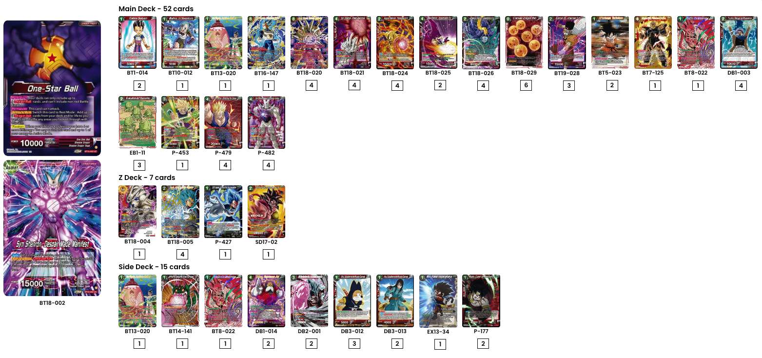 Decklist de Alvaro Carmona