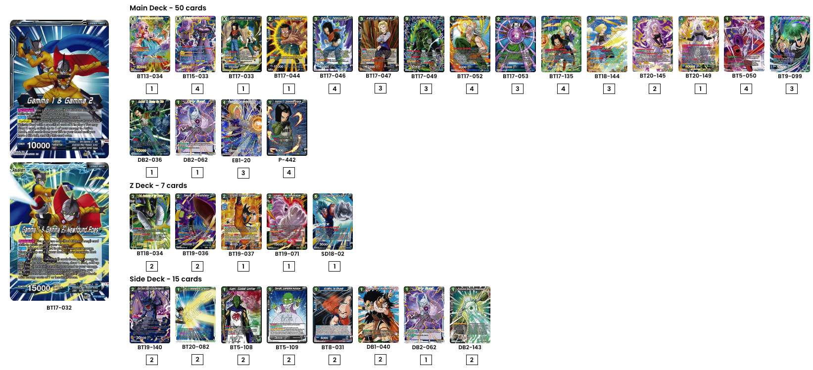 Decklist de Nathan Ruggeberg