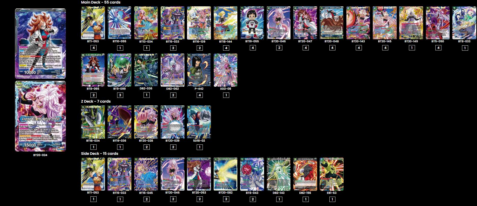 Decklist de Camilo Ignacio Vega Ortega