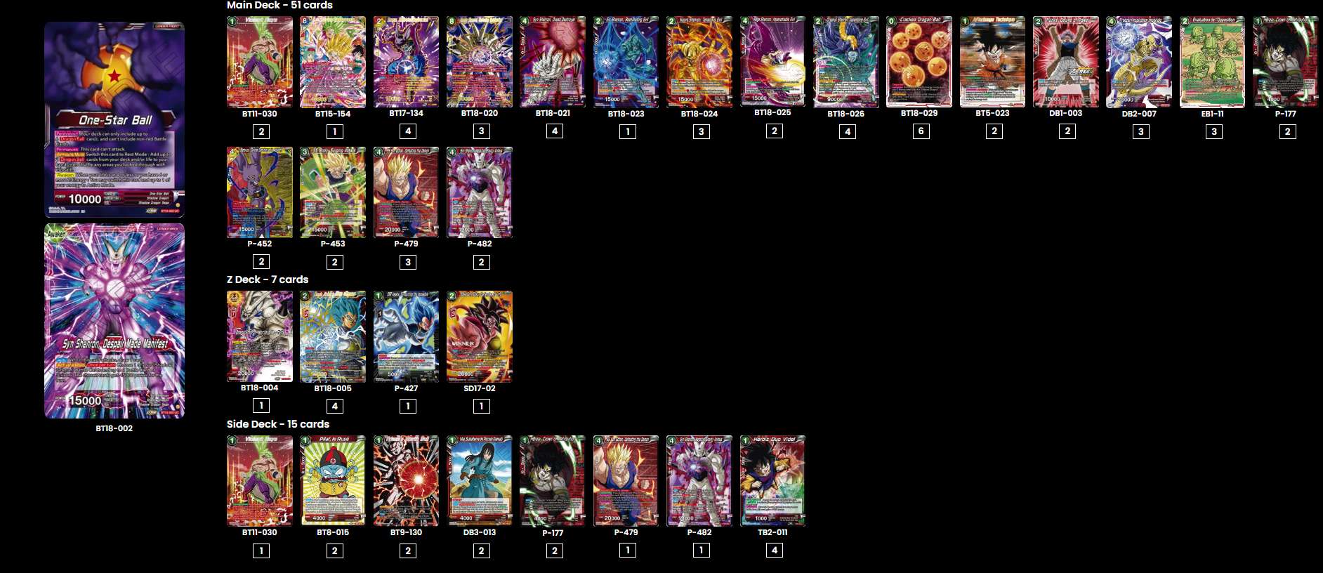 Decklist de Julian Astolfo