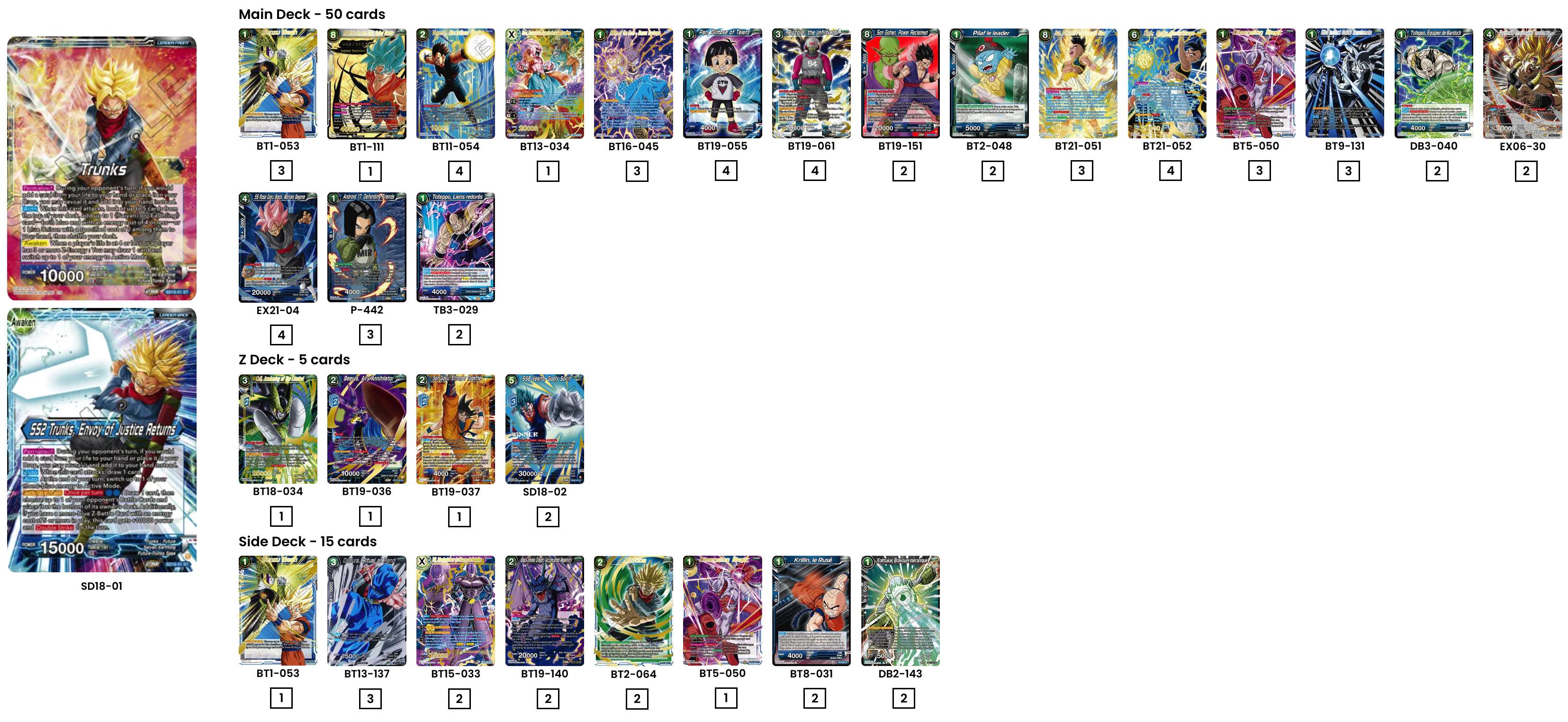 Decklist de NICHOLAS PASPALIARIS