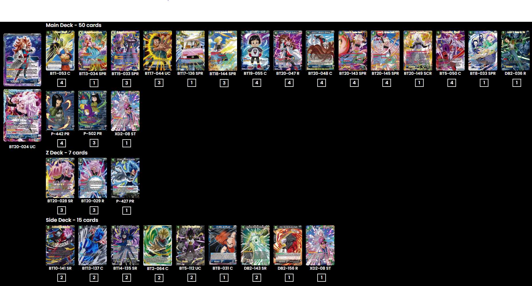 Decklist image · Raymond Sierra