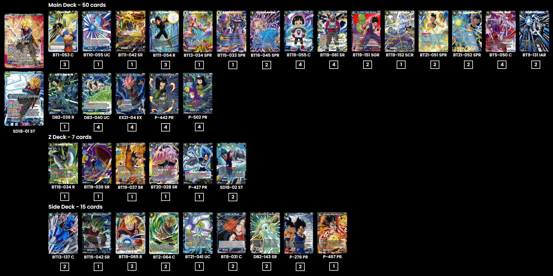 Decklist de Daniel Dalbey 