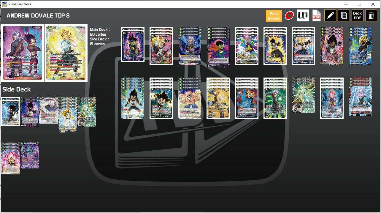 Decklist de Andrew Dovale