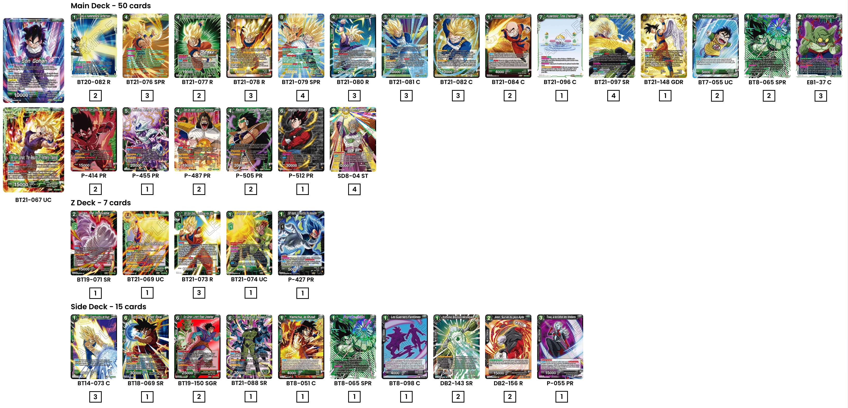 Decklist de Gonzalo M.