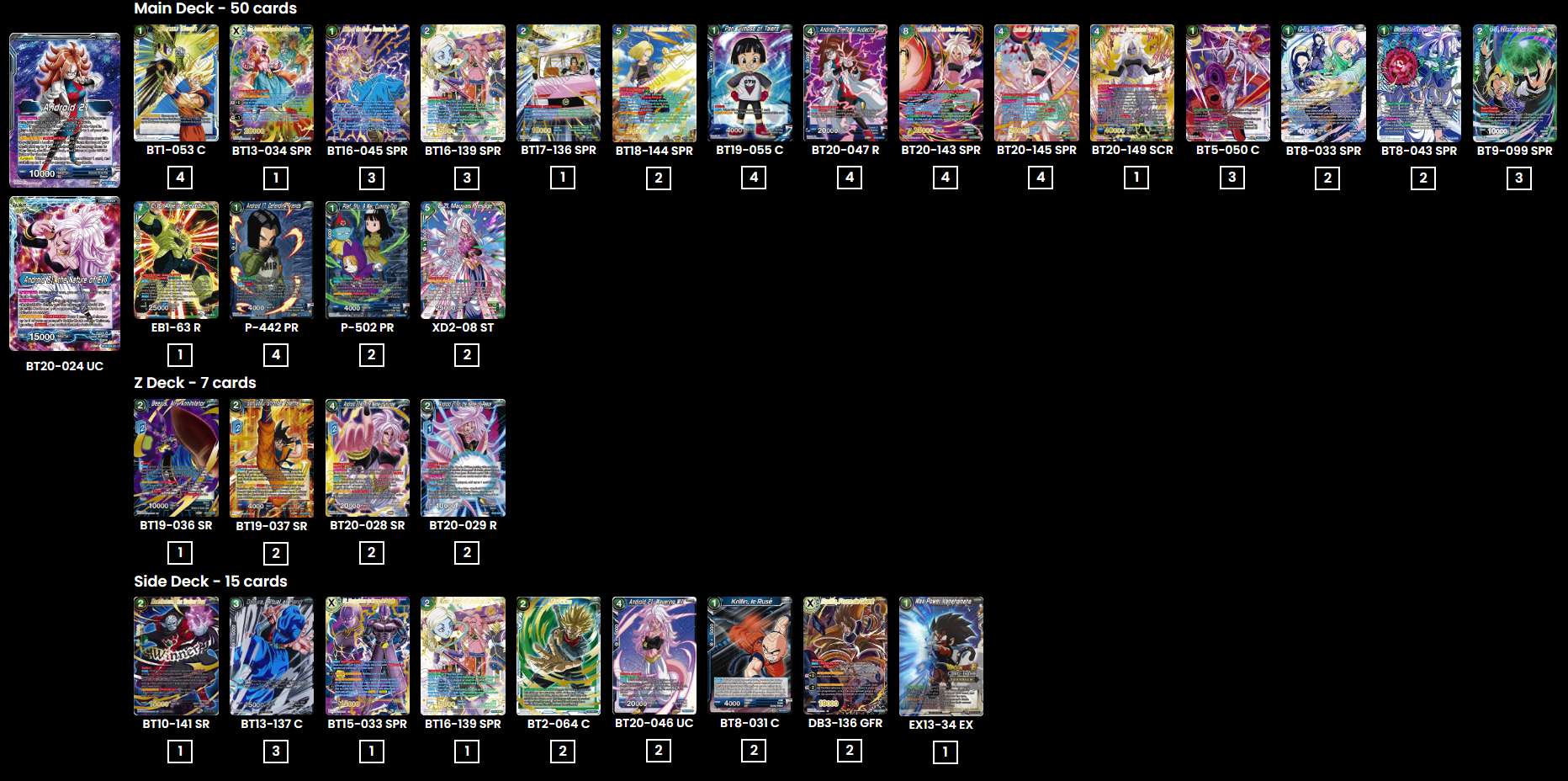 Decklist image · Caomhan Reid